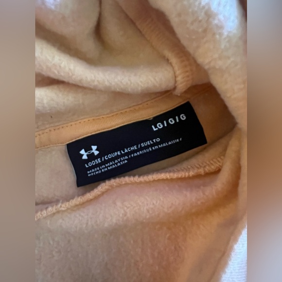 Orange Under Armour Cowl Neck Sweatshirt - Picture 2 of 2